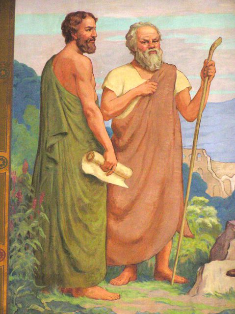 افلاطون و تاثیر پذیری از سقراط