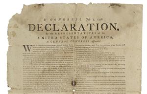 اعلامیه استقلال Declaration of Independence
